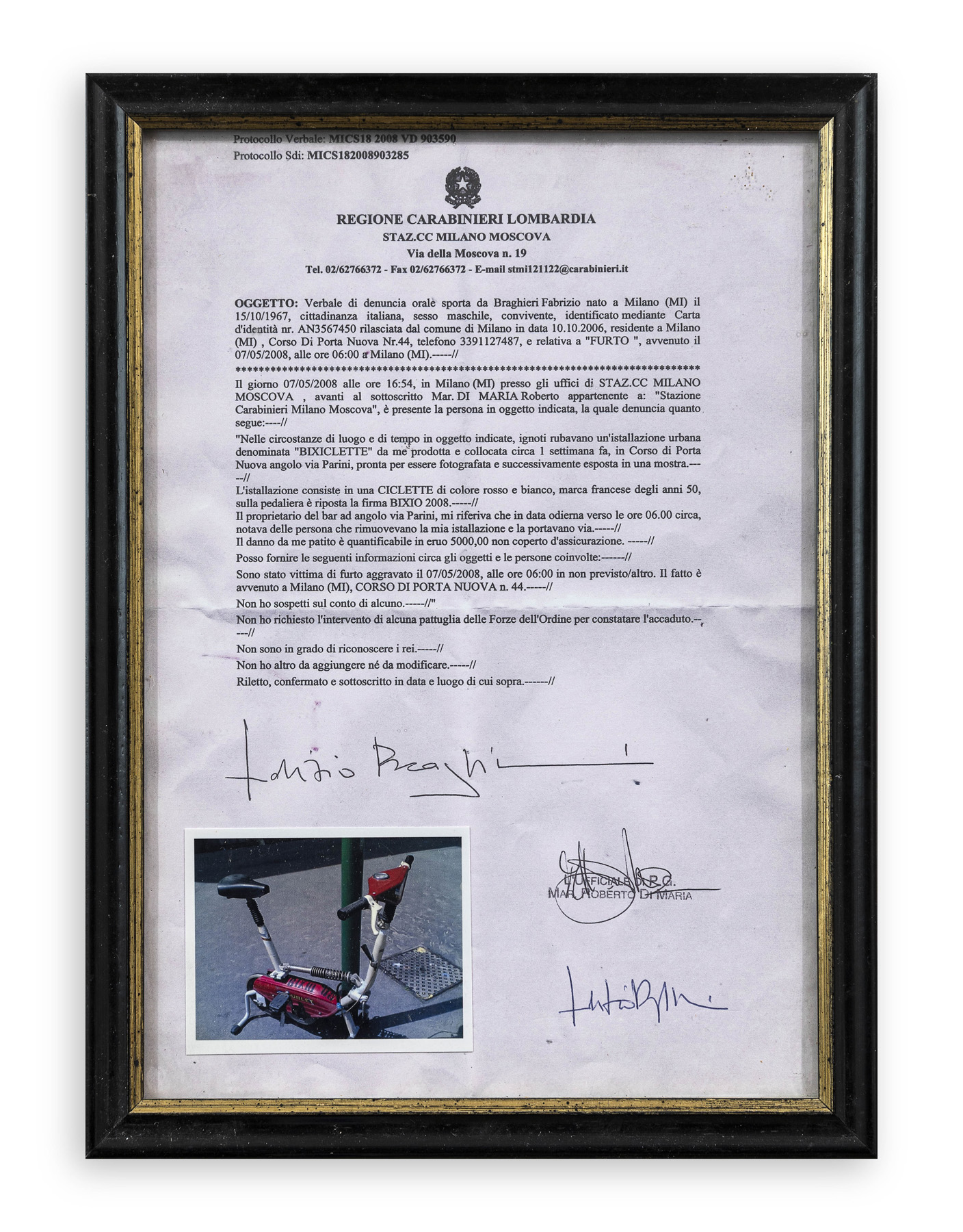 FABRIZIO BRAGHIN (1967) - Senza Titolo, 2006