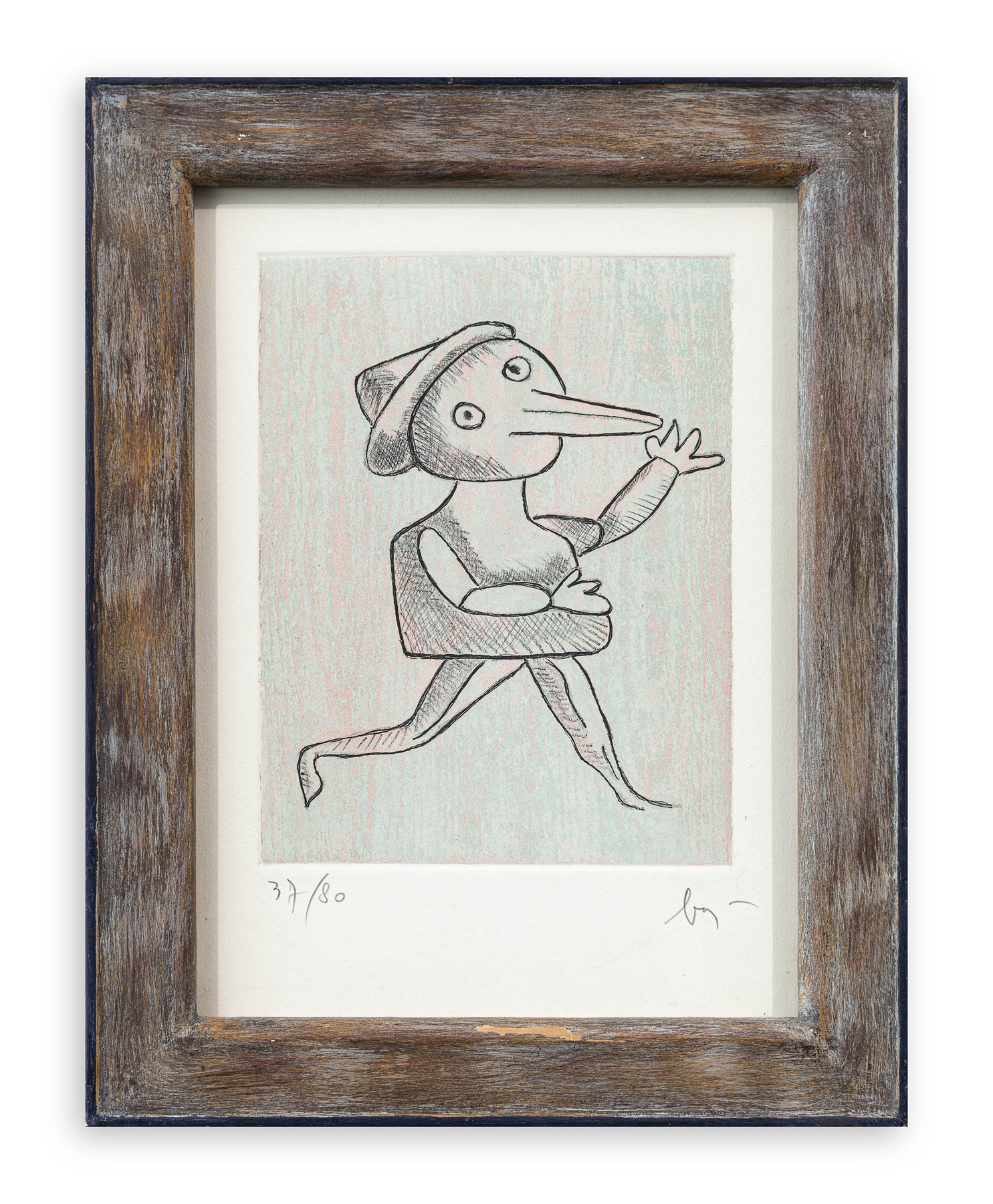 ENRICO BAJ (1924-2003) - Pinocchio, 1980
