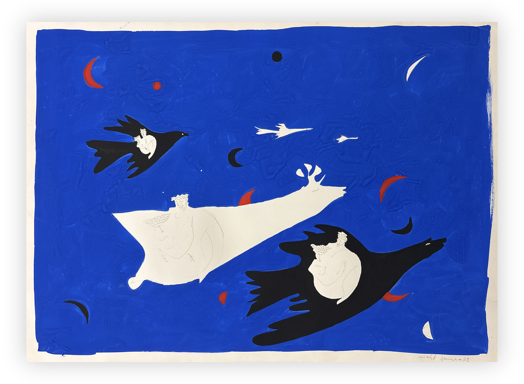 MALEK PANSERA (1940-2008) - Senza Titolo, 1962