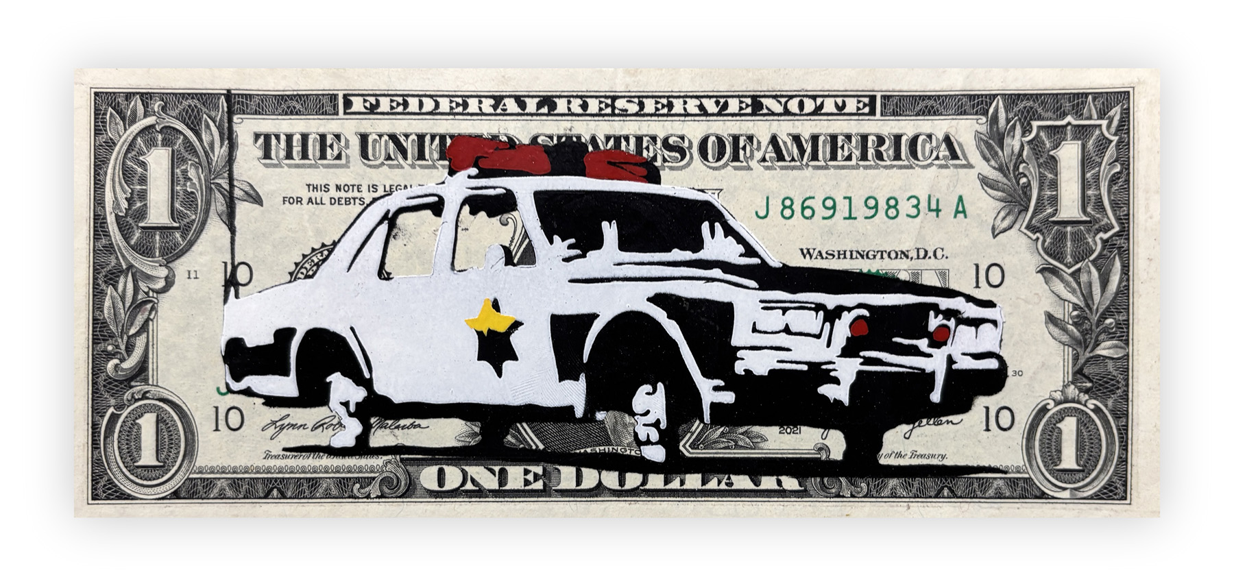 KASH ART (1985) - Police Car, 2026