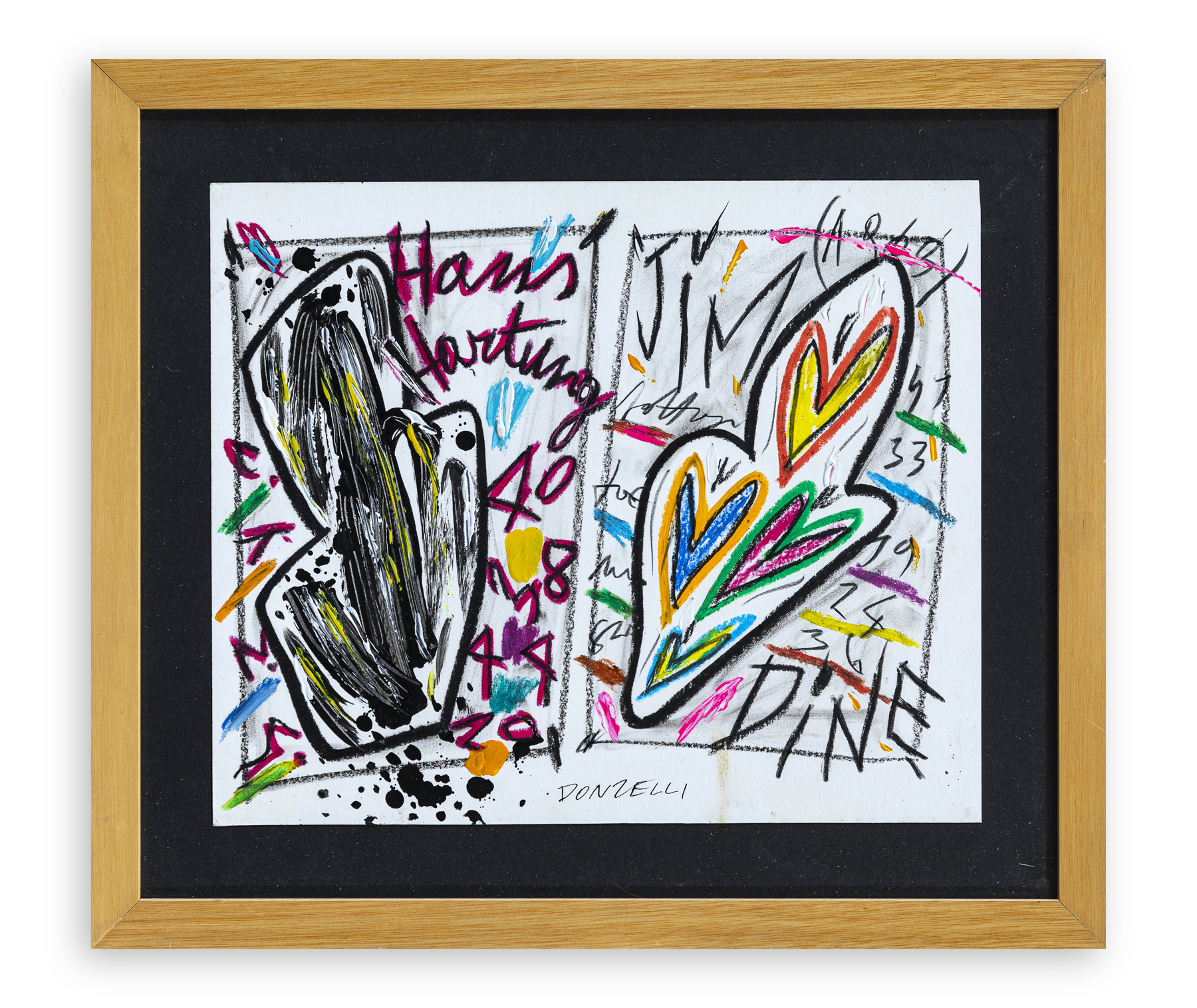 BRUNO DONZELLI (1941) - Hans Hartung - Jim Dine