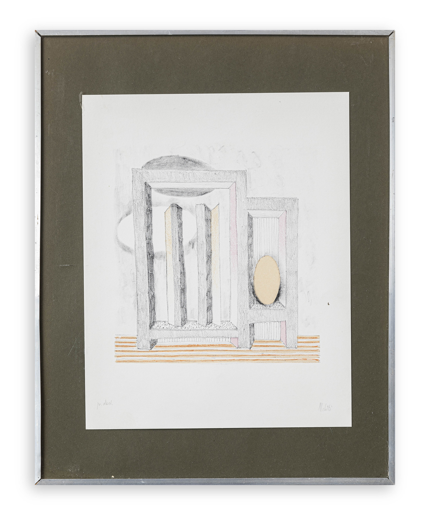 FAUSTO MELOTTI (1901-1986) - Per il Teatro del sordo, 1976