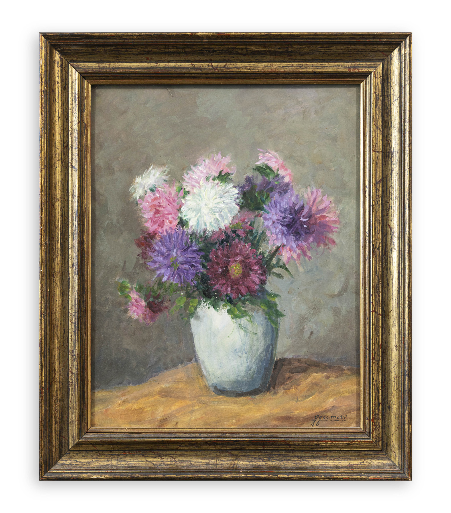 LUIGI COMOLLI (1893-1976) - Composizione floreale