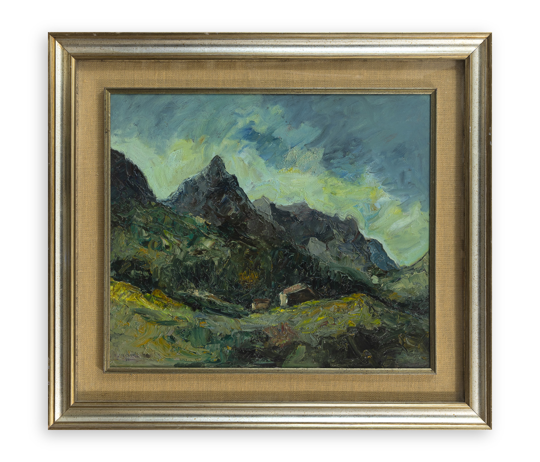 GIUSEPPE SACCONE (1918-2001) - Pascoli nel Friuli, 1973
