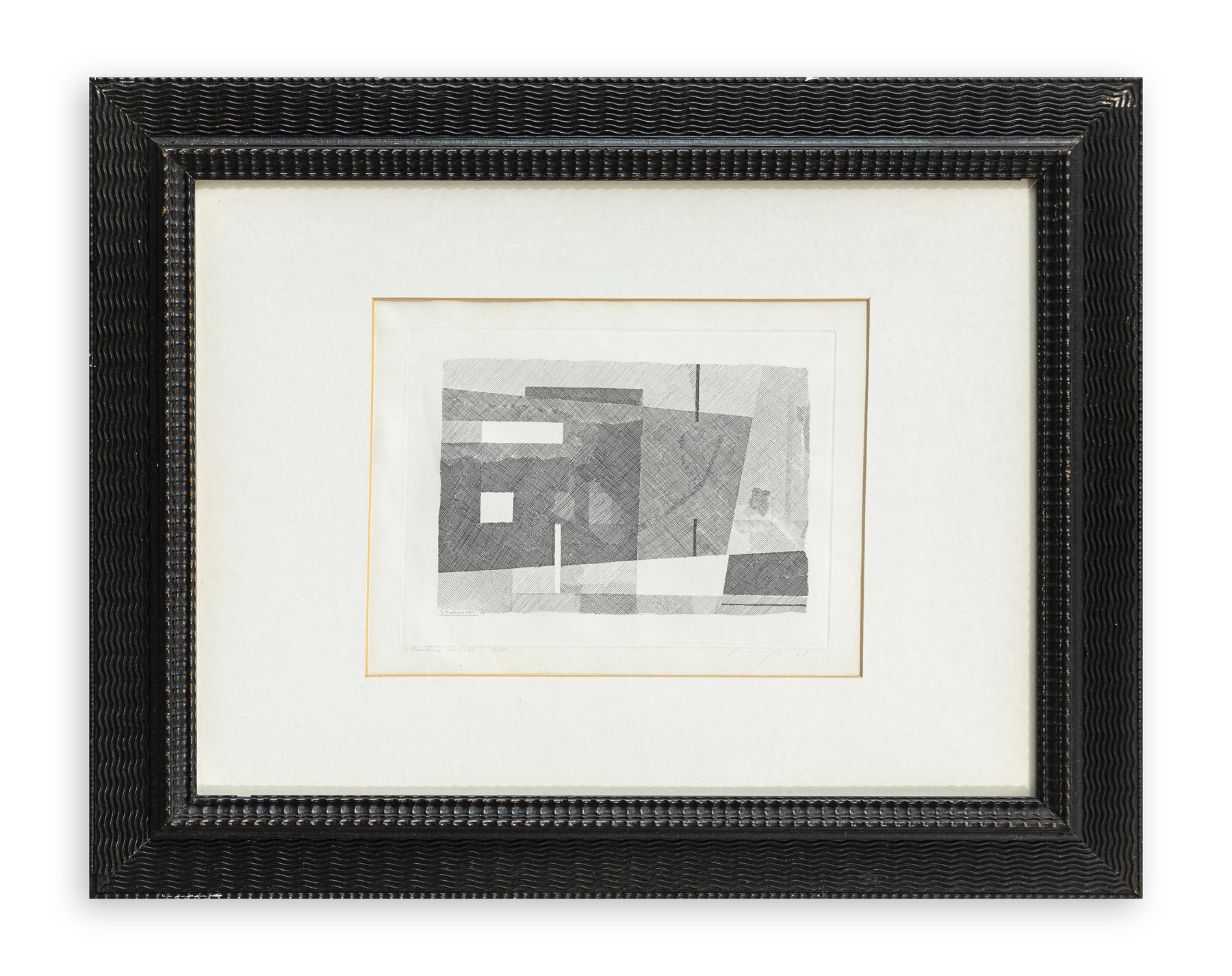 GIOVANNI KOROMPAY (1904-1988) - Cantiere navale, 1972
