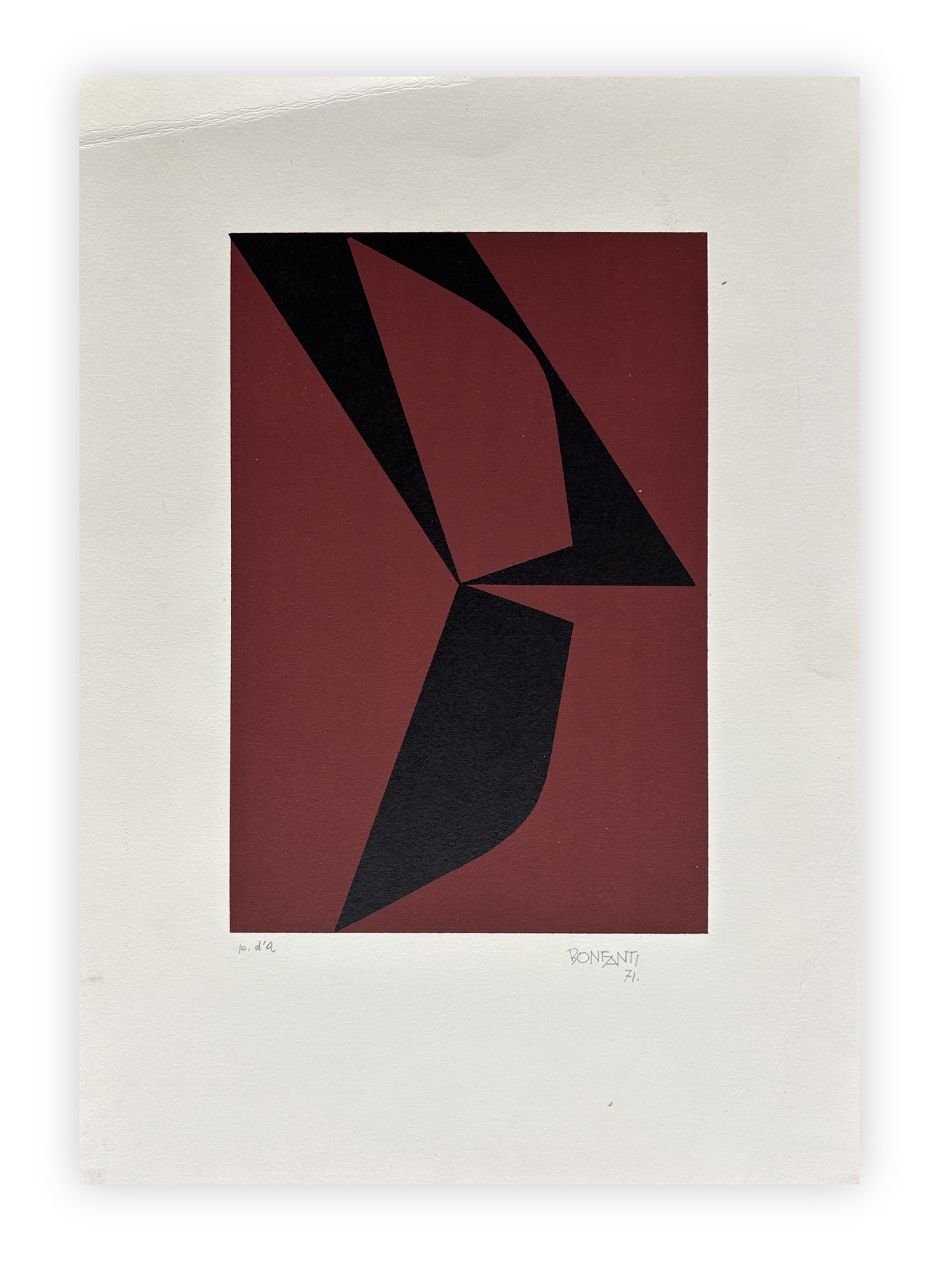 ARTURO BONFANTI (1905-1978) - Senza Titolo, 1971