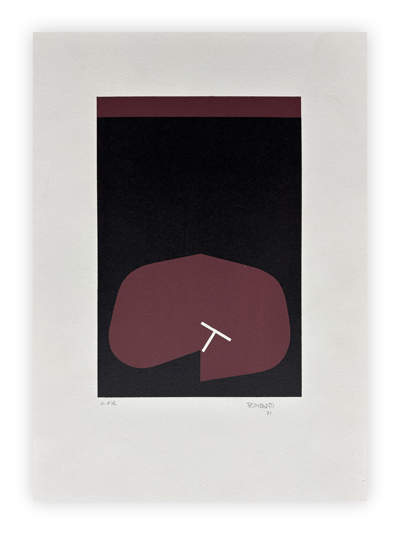 ARTURO BONFANTI (1905-1978) - Senza Titolo, 1971