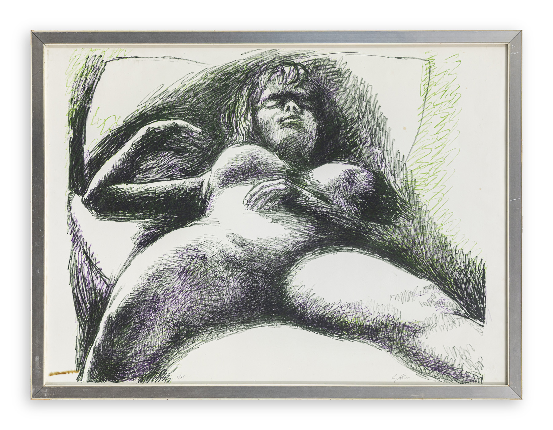 RENATO GUTTUSO (1911-1987) - Tre nudi - 1, 1972