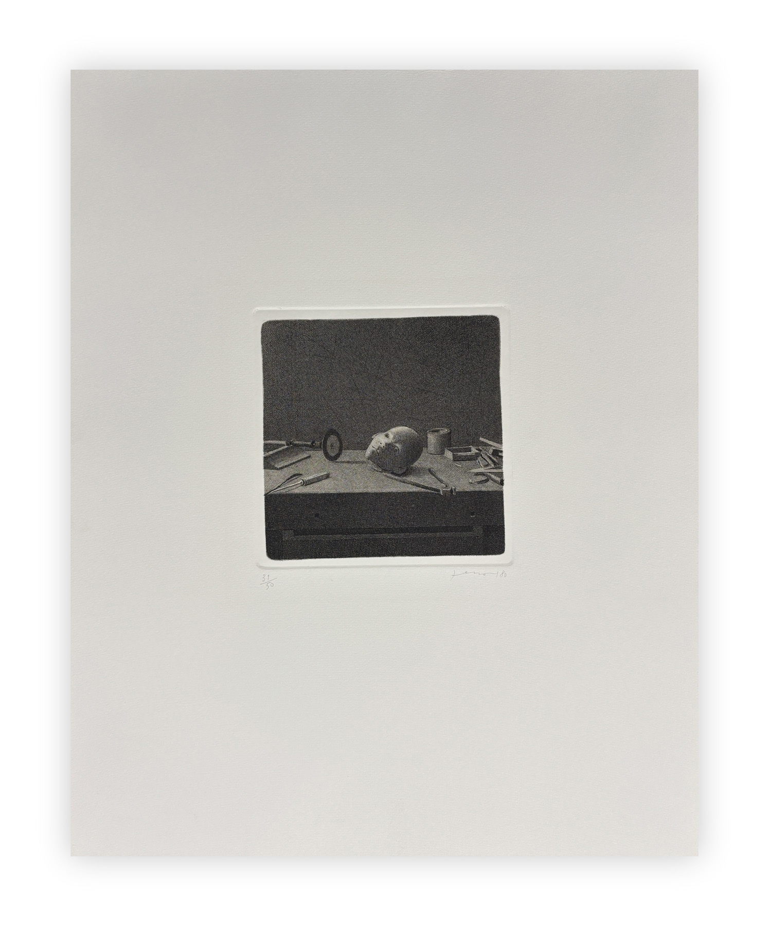 GIANFRANCO FERRONI (1927-2001) - Senza Titolo, 1980