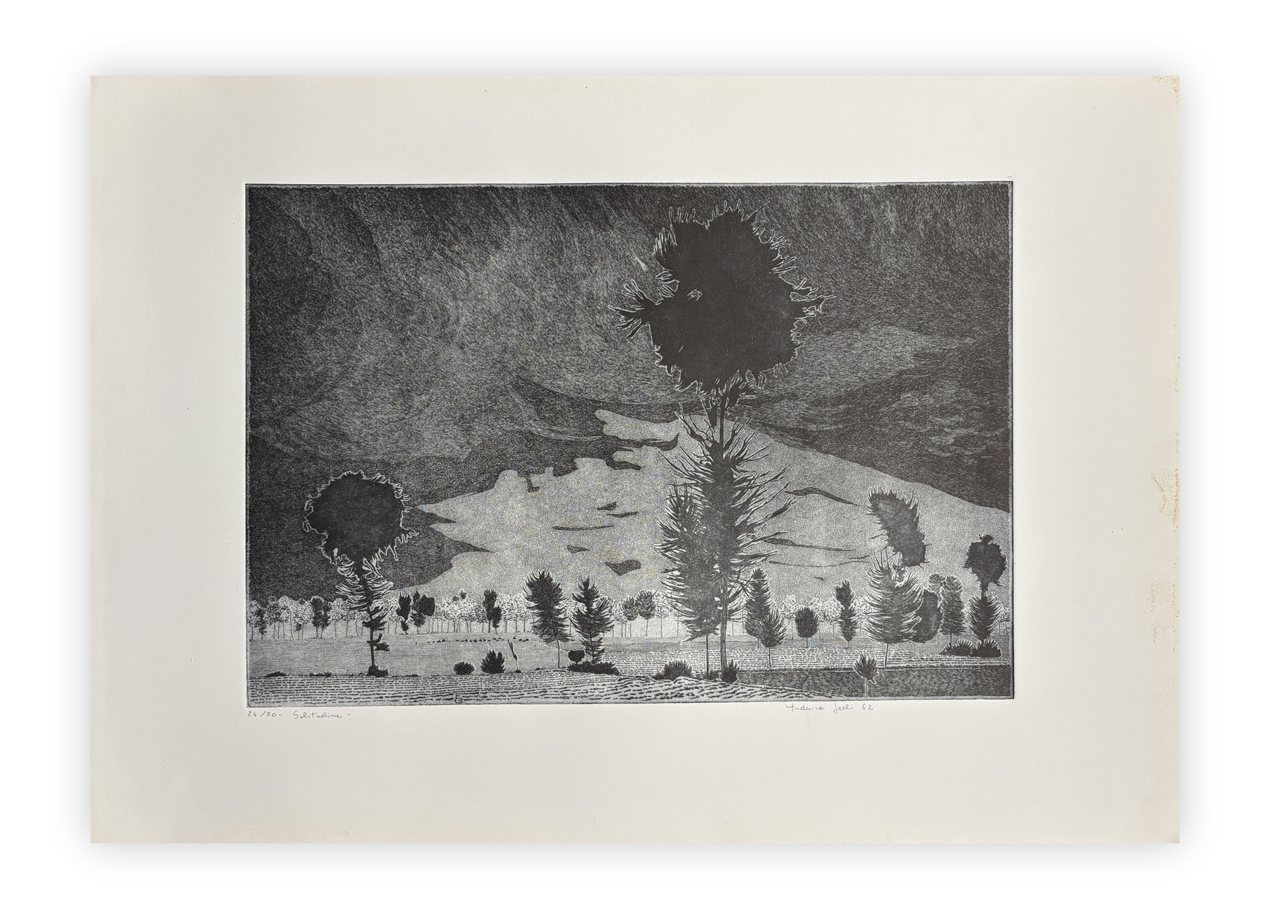 FEDERICA GALLI (1932-2009) - Solitudine, 1962