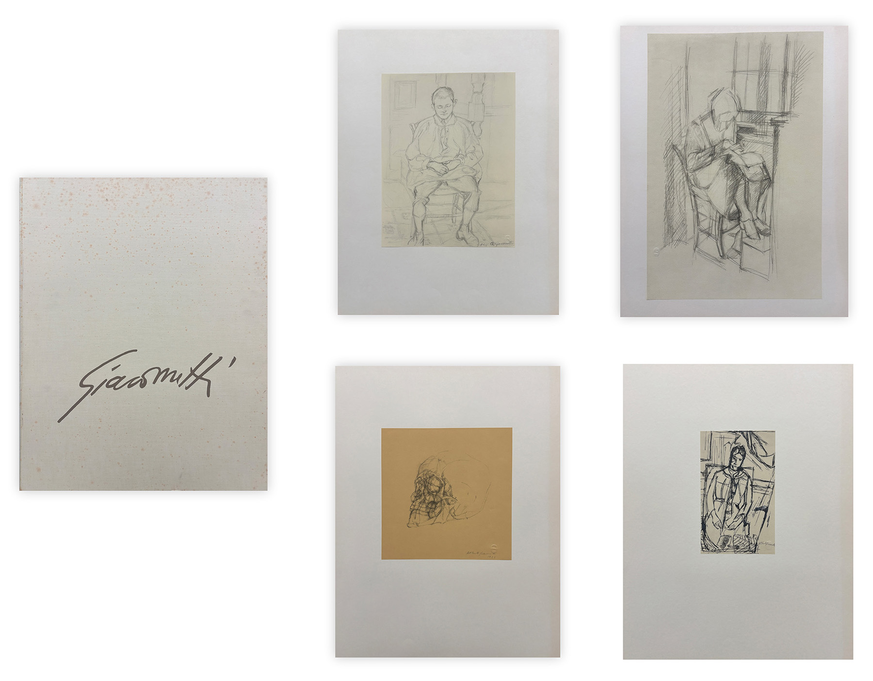 ALBERTO GIACOMETTI (1901-1966) - Quarantacinque disegni di Alberto Giacometti, 1963