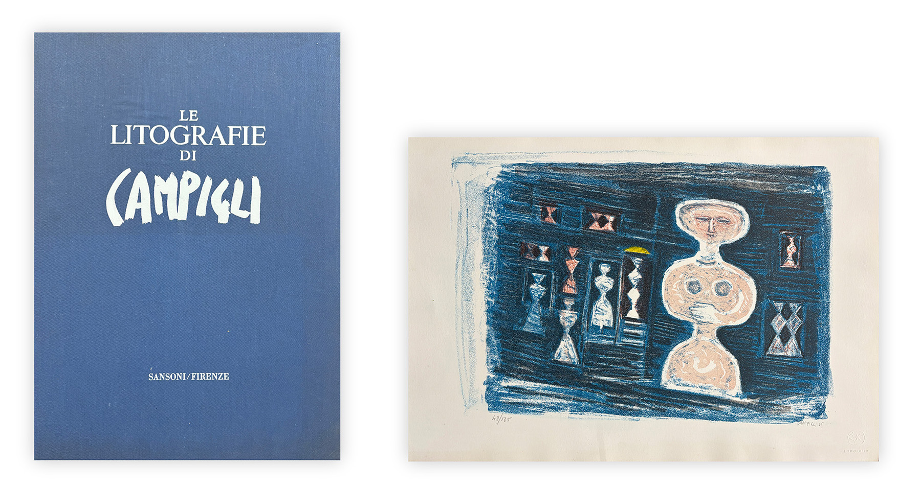 MASSIMO CAMPIGLI (1895-1971) - Senza Titolo, 1965