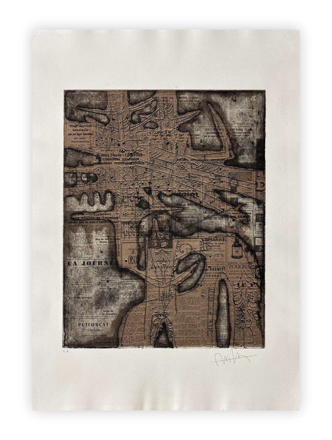 WIFREDO LAM (1902-1982) - Images (Plate X), 1961