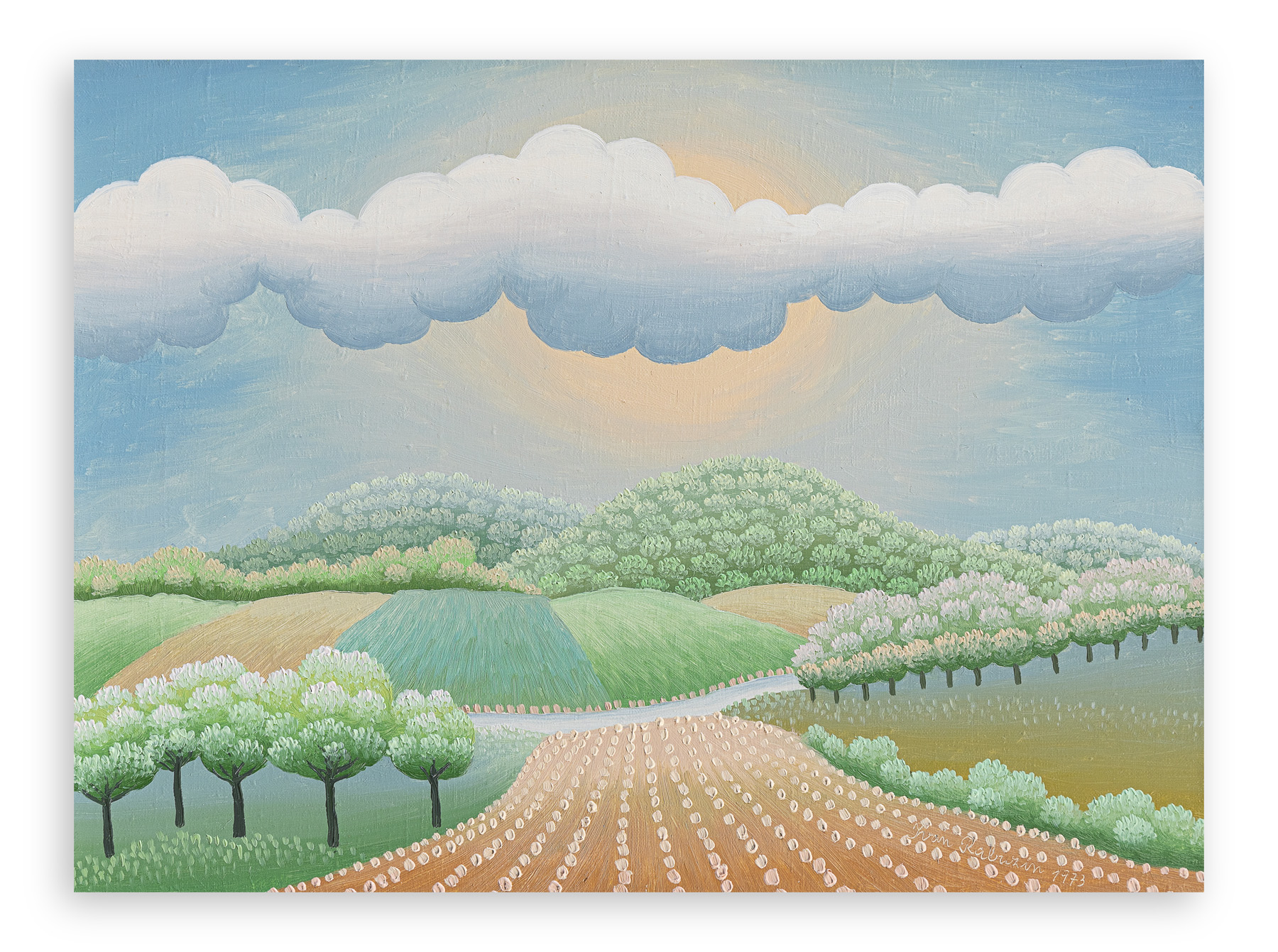 IVAN RABUZIN (1919-2008) - Senza Titolo, 1973