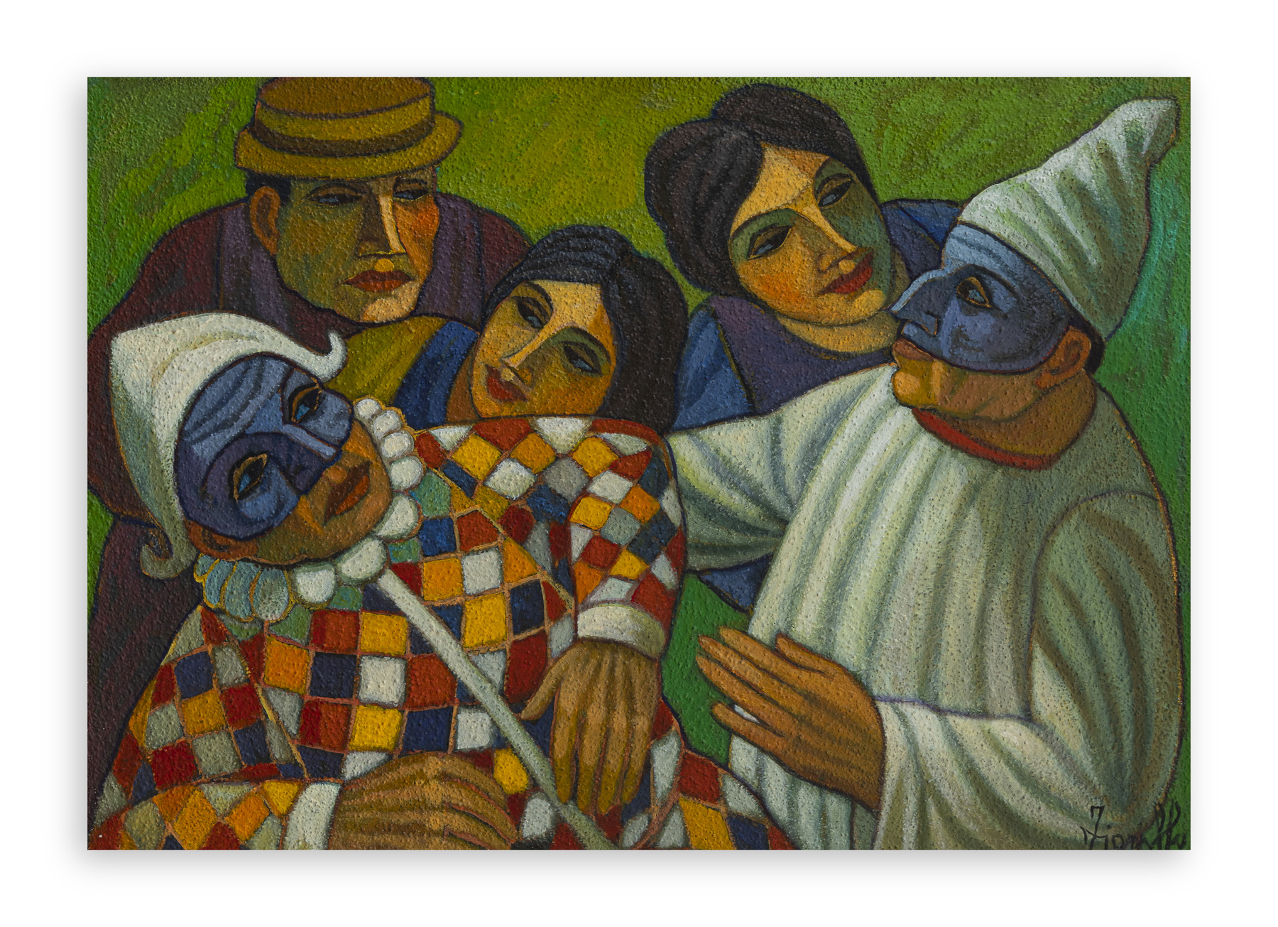 RENATO FIORILLO (1923-2000) - Gruppo di maschere
