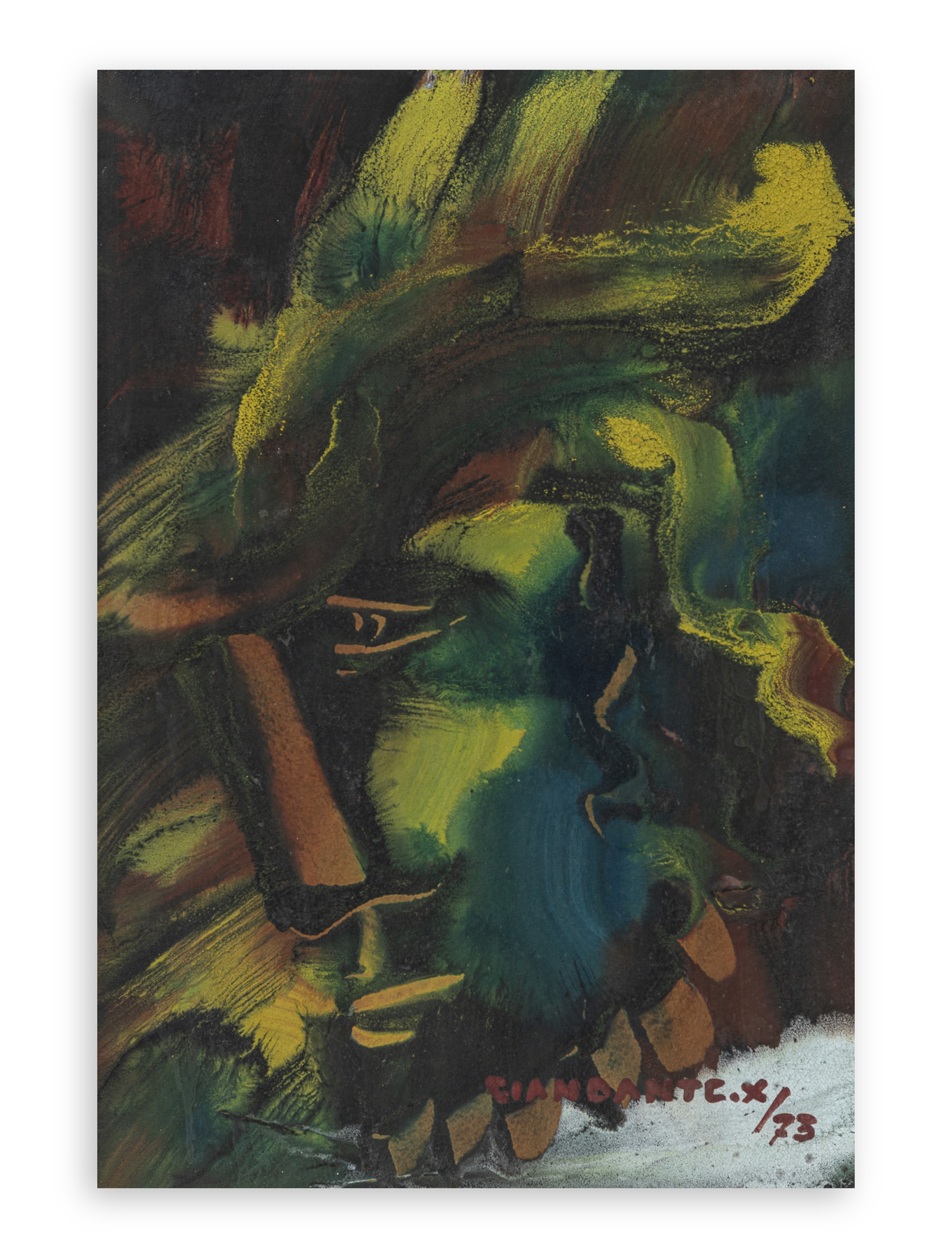 GIANDANTE X (1900-1984)  -Senza Titolo, 1973
