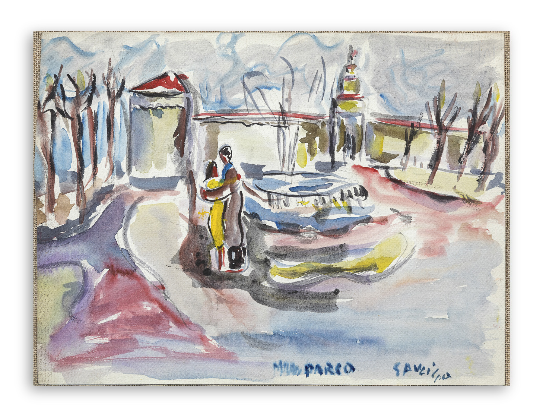 PIERO GAULI (1916-2012) - Il castello al parco, 1940