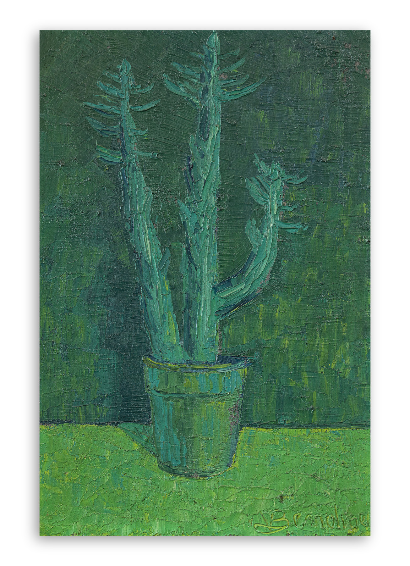 VINCENZO BENDINELLI (1931-1997) - Il cactus verde