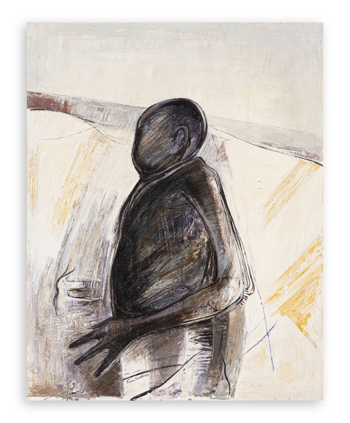TANO SANTORO (1940) - Senza Titolo (Figura), 1969 circa