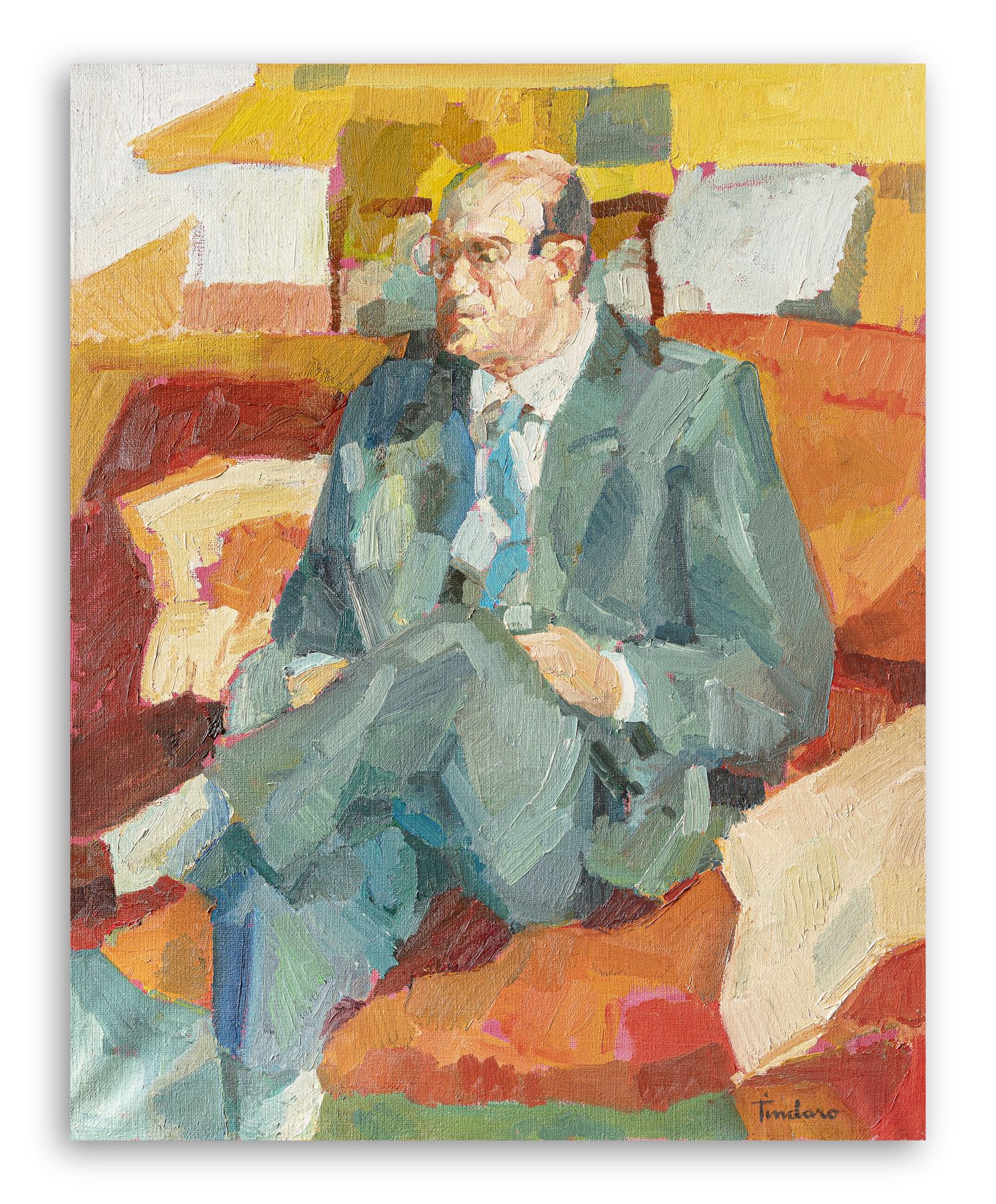 TINDARO CALIA (1956) - Ritratto di Francesco Cafiso, 1986