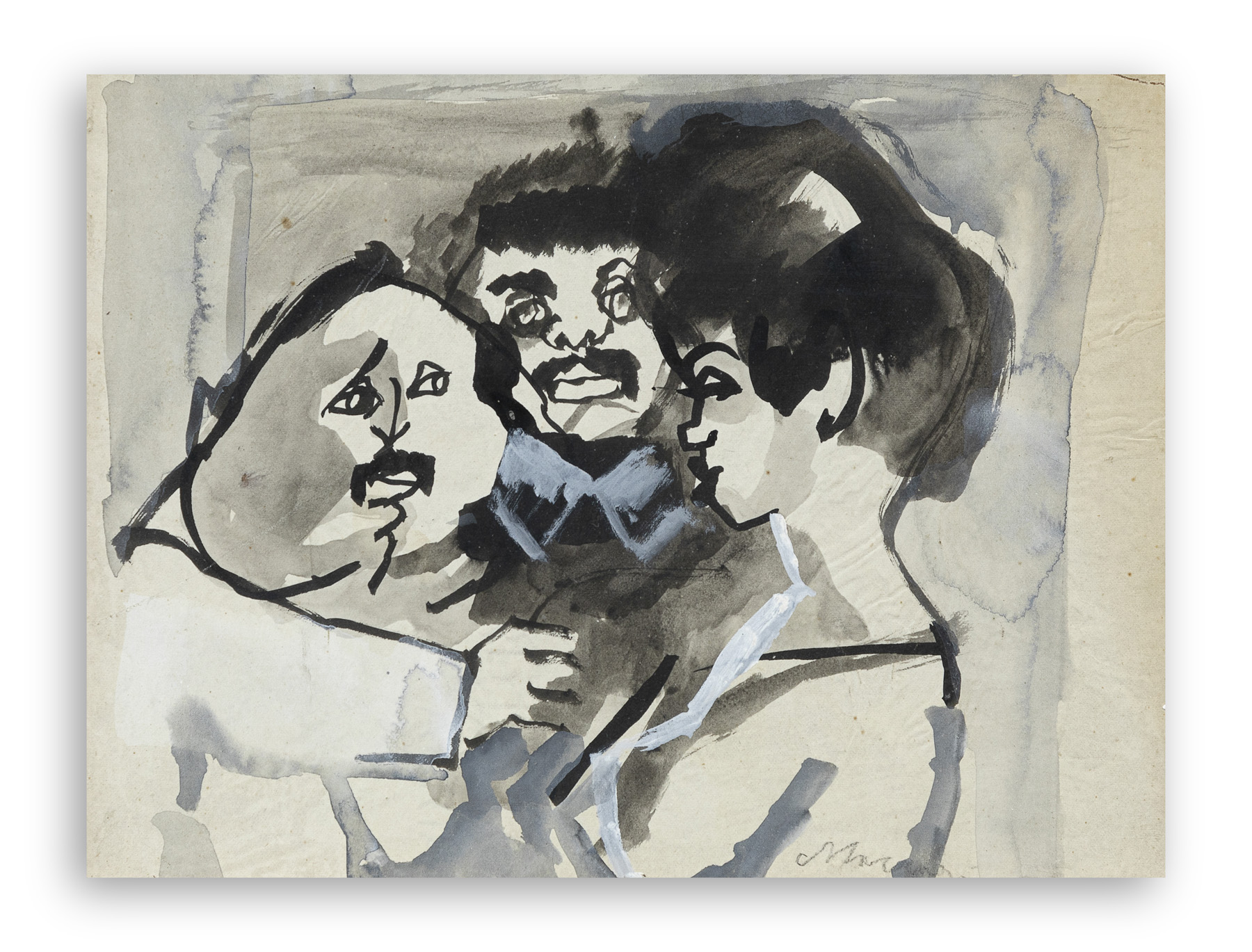 MINO MACCARI (1898-1989) - Senza Titolo, anni '50
