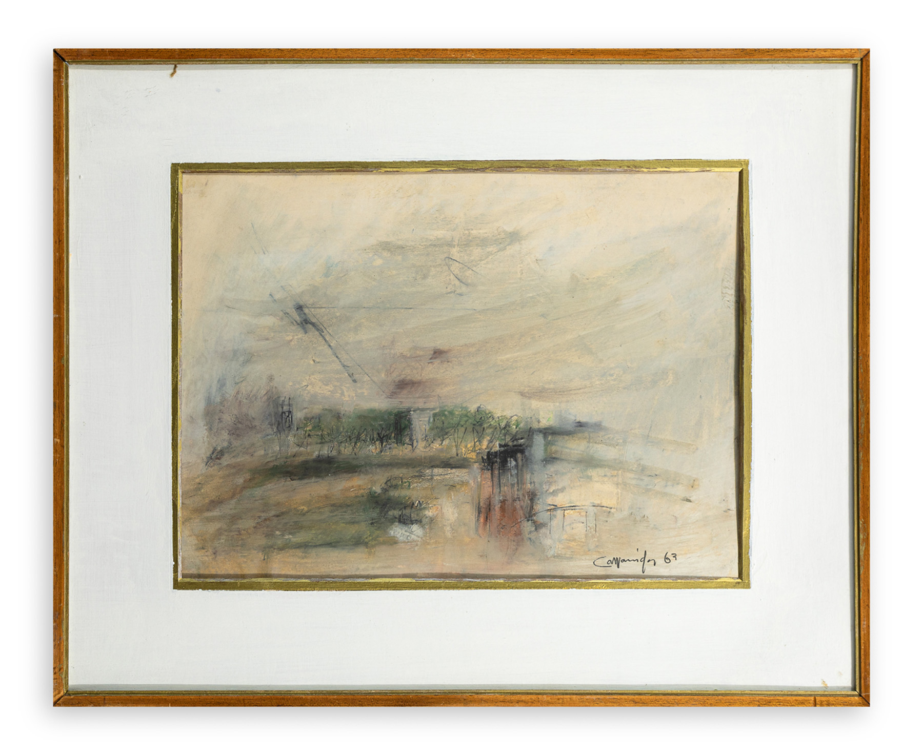 GIANCARLO CAZZANIGA (1930-2013) - Senza Titolo, 1963