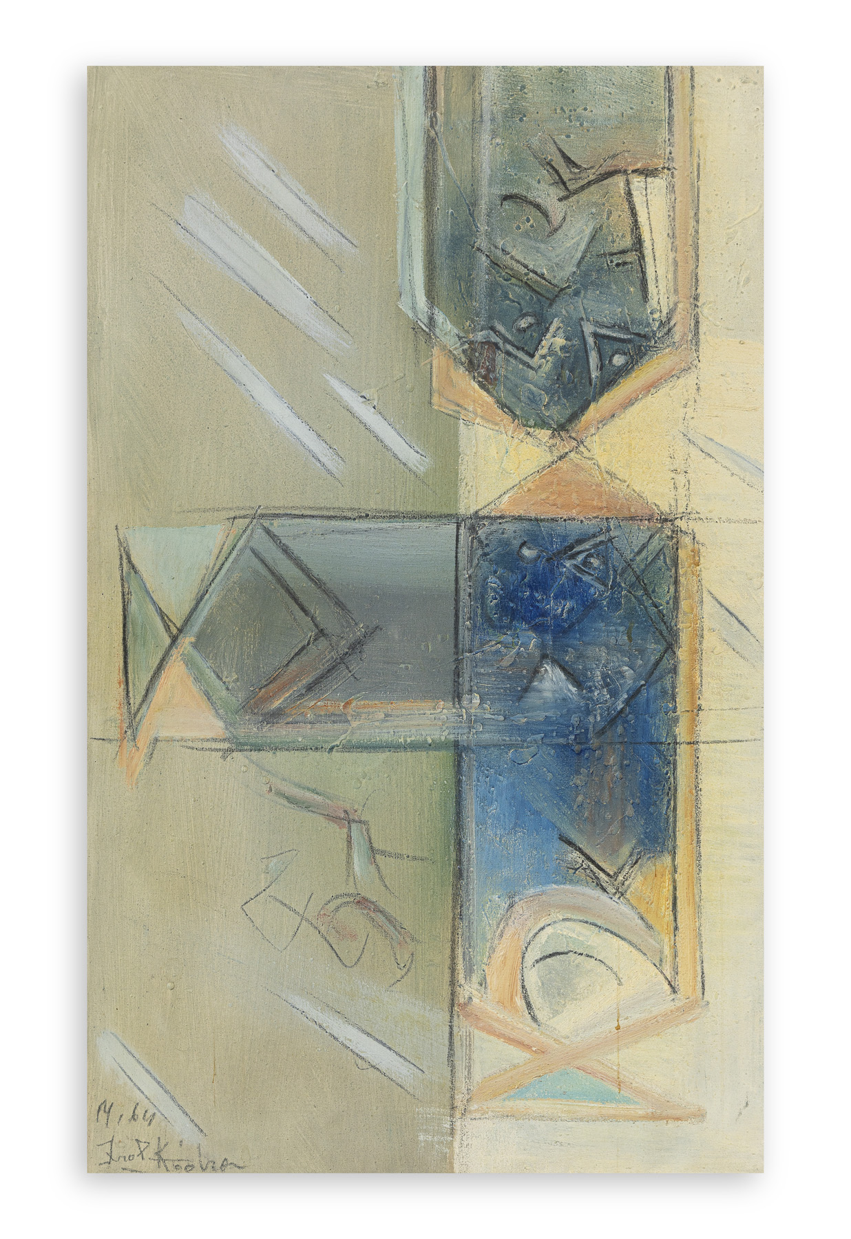 IBRAHIM KODRA (1918-2006) - Senza Titolo, 1964