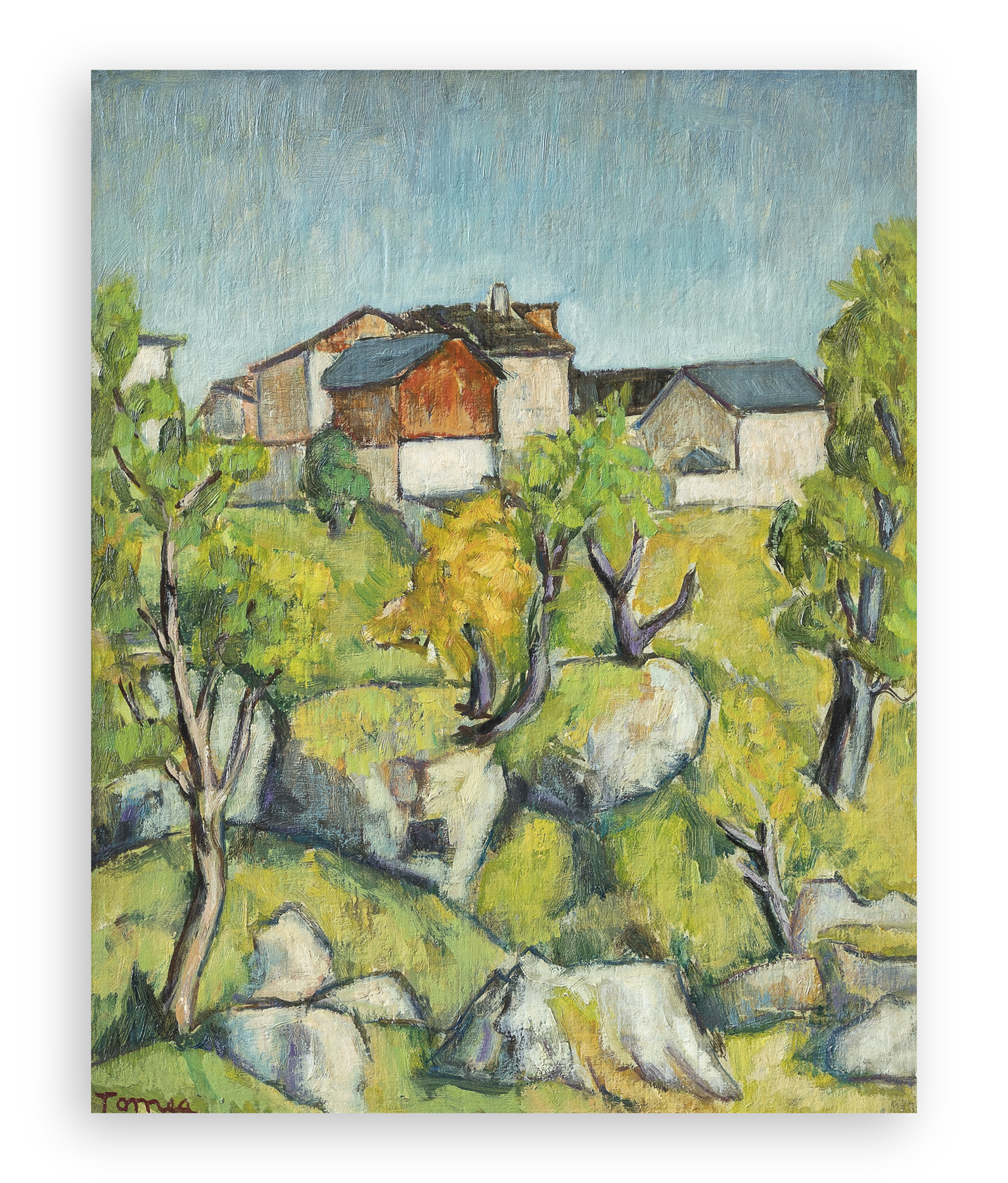 FIORENZO TOMEA (1910-1960) - Paesaggio cadorino