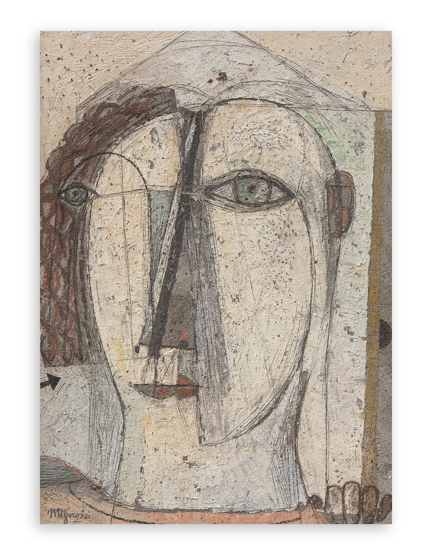 ANTONIO MIGNOZZI (1942) - Figura alla finestra
