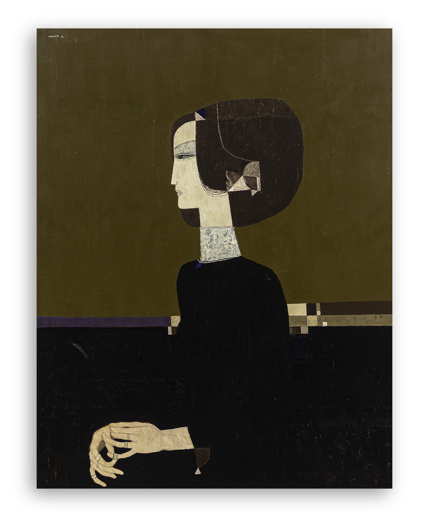 GIANMARIA CIFERRI (1925-2020) - Senza Titolo, 1974