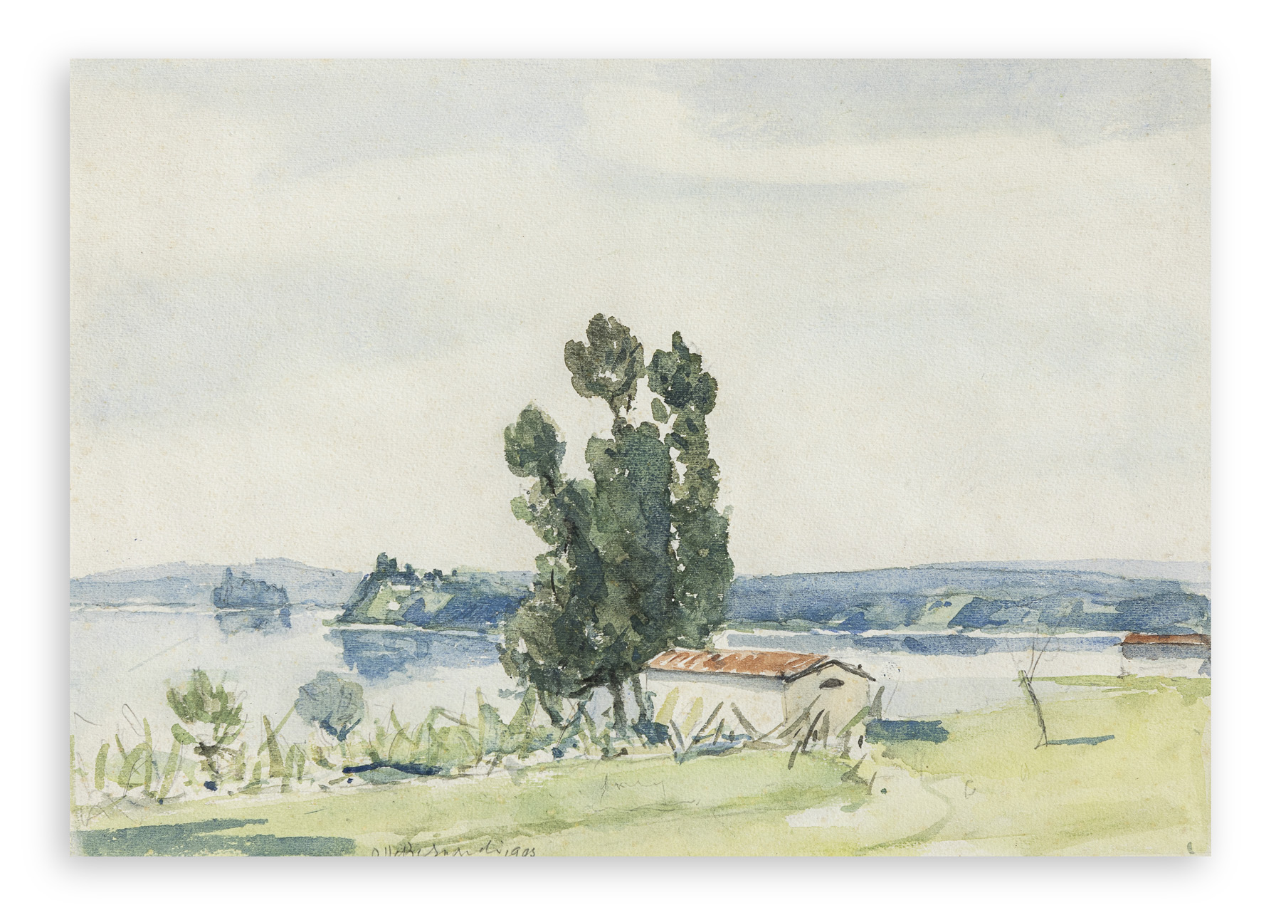 DOMENICO DE BERNARDI (1892-1963) - Senza Titolo, 1947