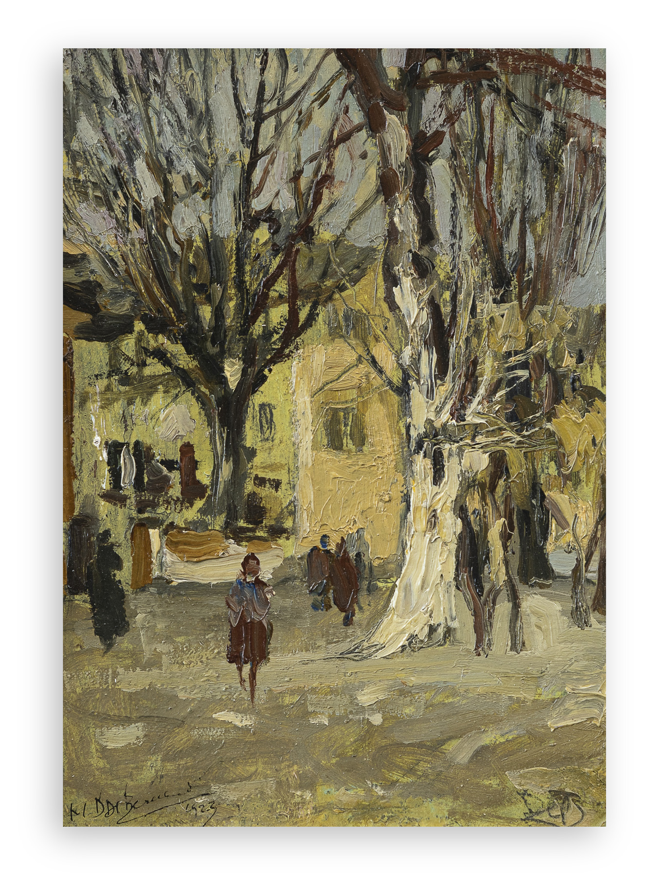 DOMENICO DE BERNARDI (1892-1963) - Case a Varano, 1923