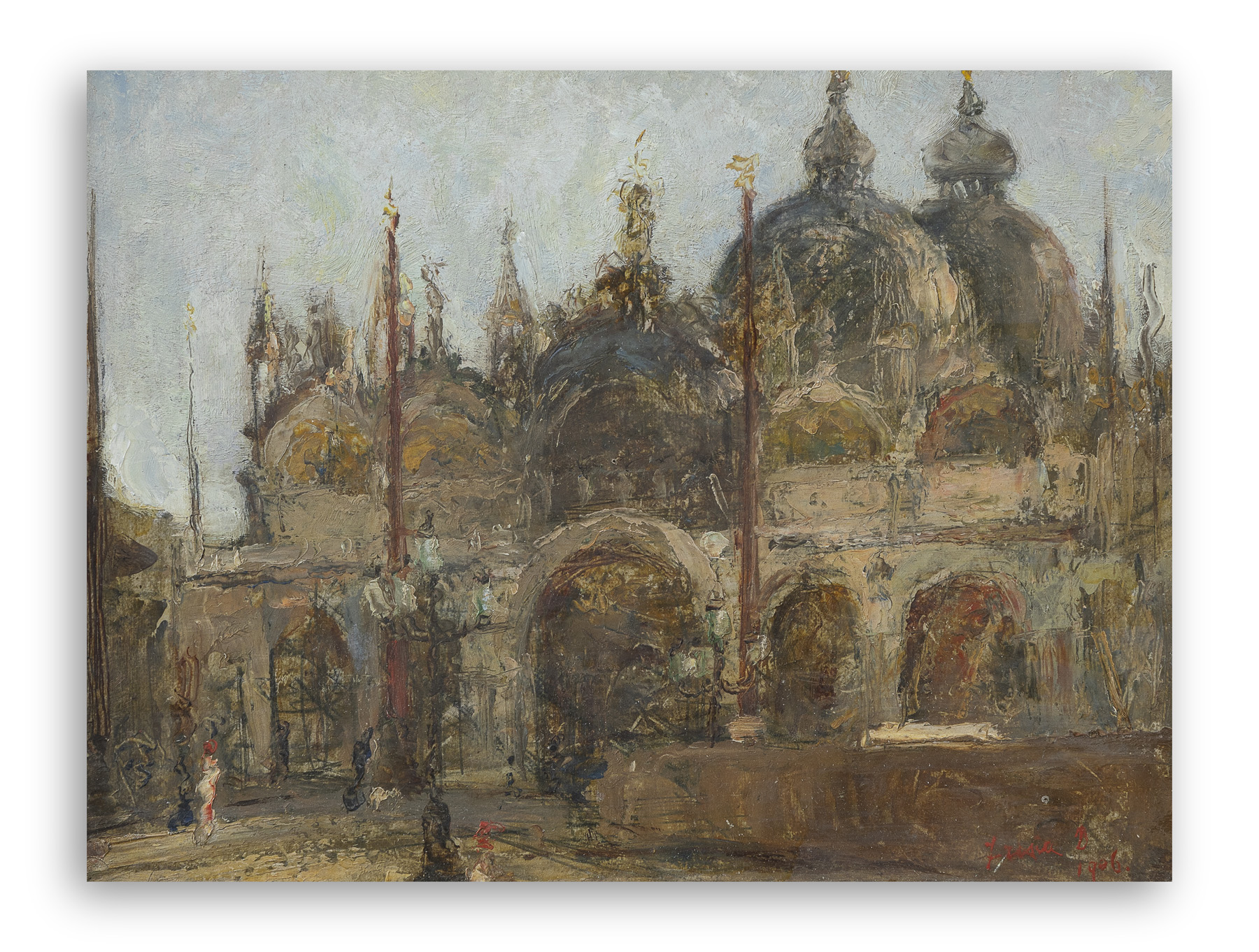 DONATO FRISIA (1883-1953) - Venezia. S. Marco, 1906