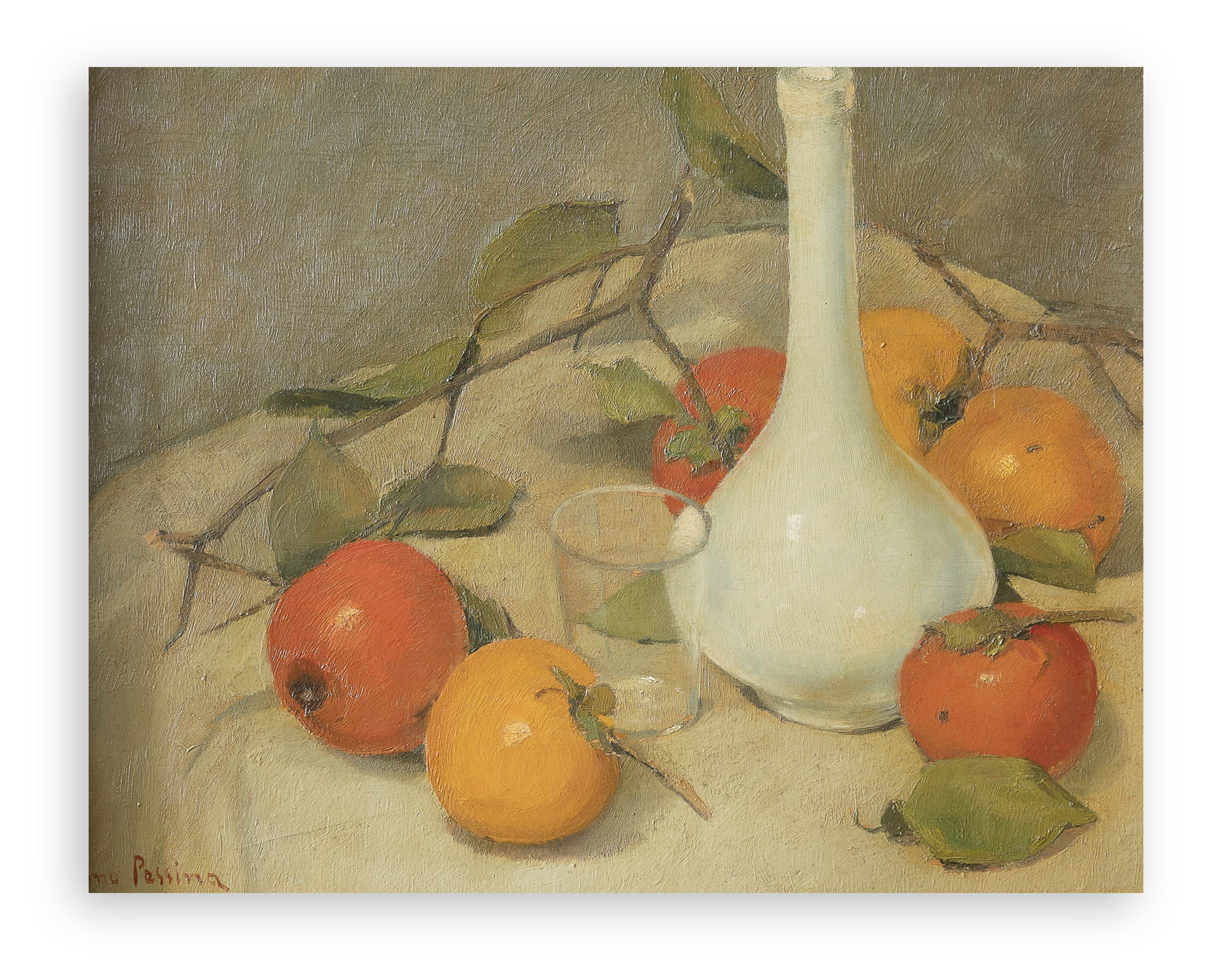 PINO PESSINA DA CASTANEDO (1911-1991) - Senza Titolo (Natura morta)