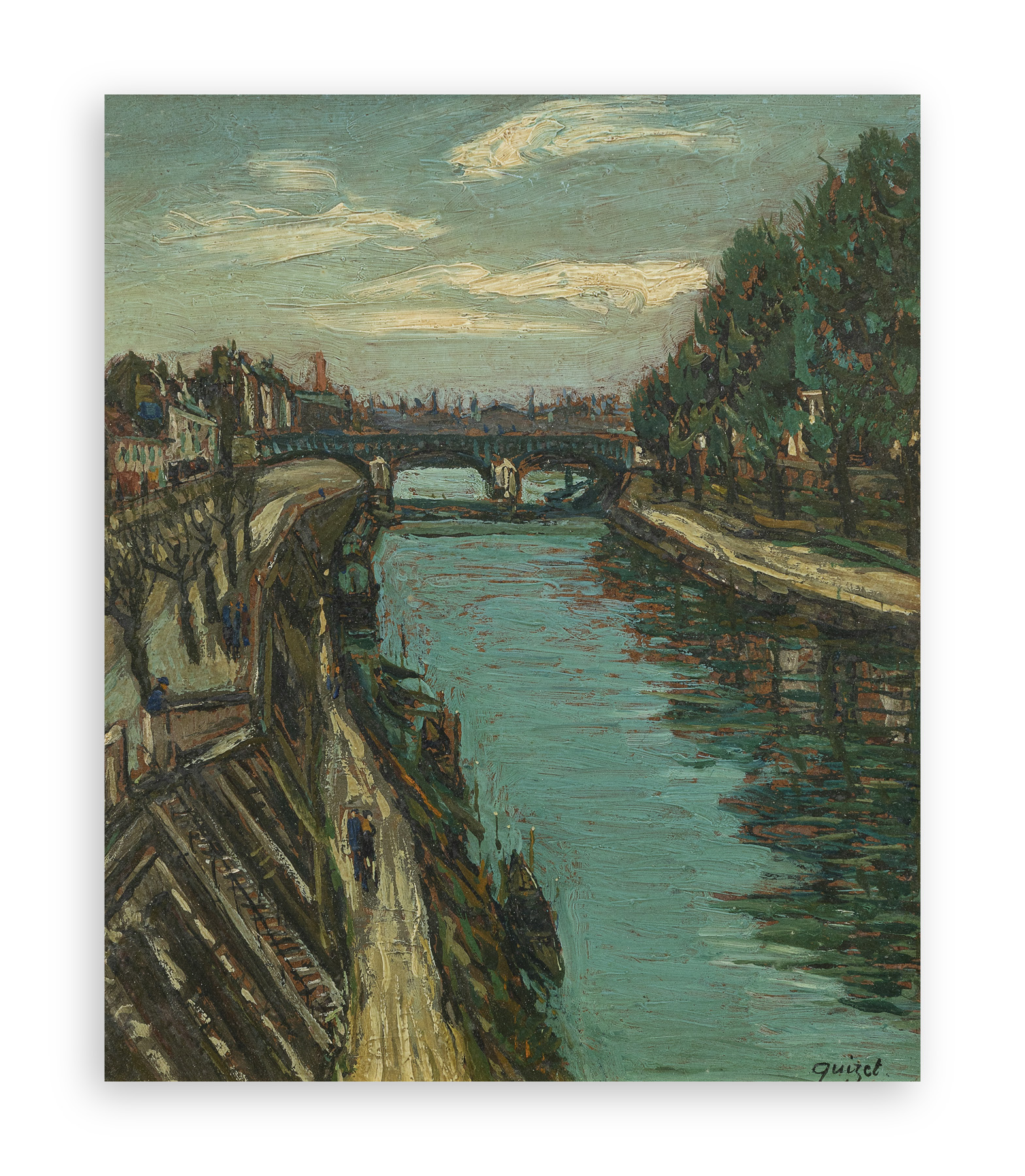 ALPHONSE QUIZET (1885-1955) - Le Pantin